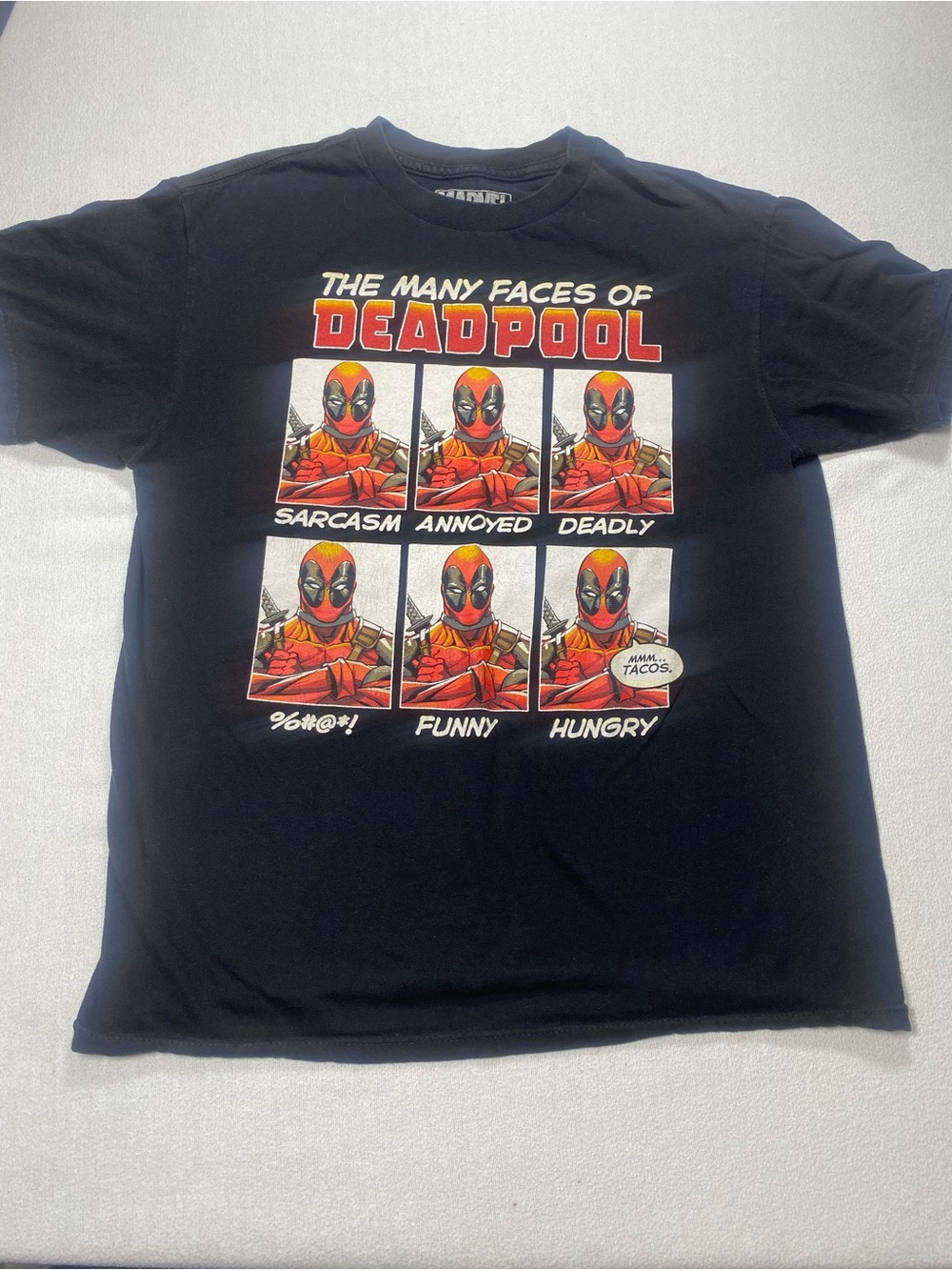 Marvel Deadpool Short Sleeve Tee size Medium. See description.